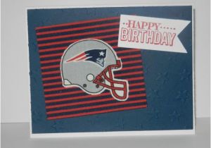 Patriots Birthday Card Handmade Card Birthday Card New England by Friendscallmemartha