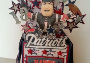 Patriots Birthday Card What Shall I Make today New England Patriots Pop Up Box Card