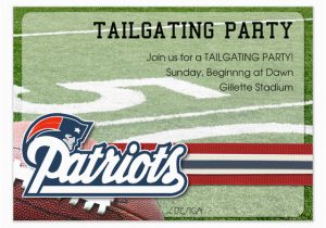 Patriots Birthday Party Invitations New England Patriots Invitations Cards On Pingg Com