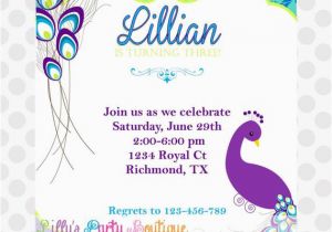 Peacock Birthday Party Invitations Lilly 39 S Party Boutique 39 S Vendor Listing Catch My Party