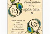 Peacock Birthday Party Invitations Peacock Feathers Birthday Invitations Paperstyle