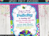 Peacock Birthday Party Invitations Peacock Party Invitation Custom Printable Peacock