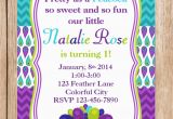 Peacock Birthday Party Invitations Pretty Peacock Birthday Invitation