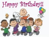 Peanuts Characters Birthday Cards Charlie Brown Snoopy Peanuts Gang Happy Birthday Birthday