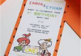 Pebbles Birthday Invitations Items Similar to Pebbles Bambam Layered Invitation On Etsy