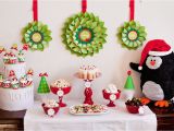 Penguin Birthday Decorations Penguin Christmas Party 9 Christmas Dessert Table Ideas