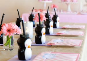 Penguin Birthday Decorations Pink and Purple Penguin Party Glorious Treats