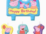 Peppa Pig Birthday Decorations Uk New 4pc Peppa Pig Birthday Candle Set Kids Birthday Party