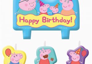 Peppa Pig Birthday Decorations Uk New 4pc Peppa Pig Birthday Candle Set Kids Birthday Party