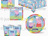 Peppa Pig Birthday Decorations Uk Peppa George Pig Birthday Party Tableware Plates Cups