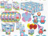 Peppa Pig Birthday Decorations Uk Peppa Pig Happy Birthday Party Supplies Tableware