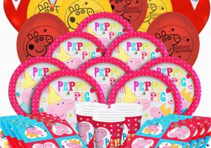 Peppa Pig Birthday Decorations Uk Peppa Pig Party Set Kids Partyware Plates Napkins Cups