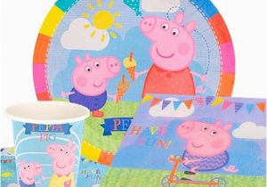 Peppa Pig Birthday Decorations Uk Peppa Pig theme 8 Person Value Party Pack Partyrama