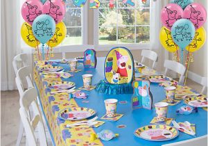 Peppa Pig Birthday Decorations Usa Peppa Pig Party Table Idea Party City
