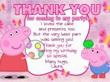 Peppa Pig Birthday Invites 10 Personalised Pink Peppa Pig Birthday Party Invitations