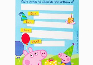 Peppa Pig Birthday Invites Create Peppa Pig Birthday Invitations Free Ideas