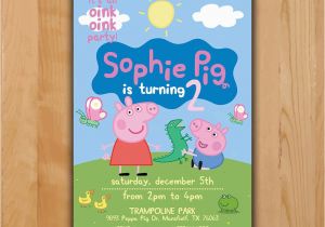 Peppa Pig Birthday Invites Peppa Pig Invitation Peppa Pig Birthday Invitation Peppa