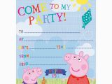 Peppa Pig Birthday Invites Peppa Pig Party Invitations 20 Pack Hobbycraft