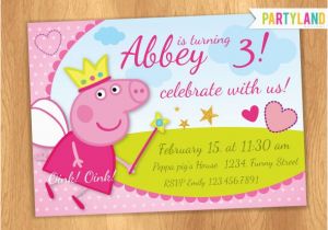Peppa Pig Birthday Invites the Peppa Pig Birthday Invitations Natalies Invitations