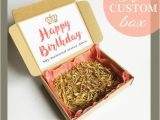 Personal Birthday Gifts for Her Personalized Happy Birthday Gift Box with Lids for Her