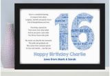 Personalised 16th Birthday Gifts for Him Personalised 16th 18th 21st Birthday Gifts for Him son