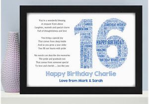 Personalised 16th Birthday Gifts for Him Personalised 16th 18th 21st Birthday Gifts for Him son