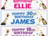 Personalised 18th Birthday Decorations 2 Personalised Birthday Banners 18th 21st 30th 40th 50th