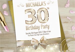 Personalised 18th Birthday Decorations Birthday Party Invitations 18th 21st 30th 40th 50th