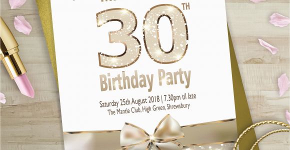 Personalised 18th Birthday Decorations Birthday Party Invitations 18th 21st 30th 40th 50th