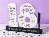 Personalised 18th Birthday Gifts for Boyfriend 18th Birthday Signature Numbers Find Me A Gift