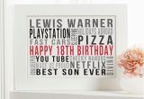Personalised 18th Birthday Presents for Him Personalised 18th Birthday Gifts Chatterbox Walls