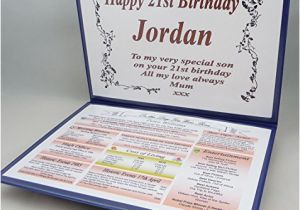 Personalised 21st Birthday Gift Ideas for Him Gifts for 21st Birthday for Him Amazon Co Uk