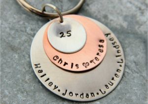 Personalised 25th Birthday Gifts for Him Anniversary Gift for Husband Wife 25 Years Anniversary Key