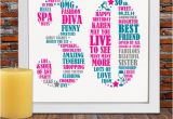 Personalised 30th Birthday Gifts for Her Personalized Birthday Gift 30th Birthday 30th by Blingprints