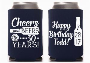 Personalised 30th Birthday Ideas for Him Birthday Can Cooler Happy 30th Birthday Custom Birthday
