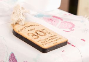 Personalised 30th Birthday Ideas for Him Personalised 30th Birthday Gift Tag Unusual Engraved