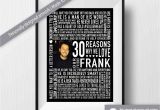 Personalised 30th Birthday Presents for Him Printable 30th Birthday Gift for Him Reasons why Best