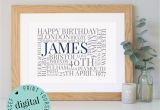 Personalised 40th Birthday Gifts for Him Personalized Gifts for Him 40th Birthday Lamoureph Blog