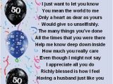 Personalised 50th Birthday Gifts for Husband Fridge Magnet Personalised Husband Poem 50th