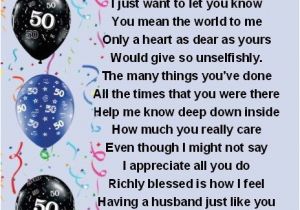 Personalised 50th Birthday Gifts for Husband Fridge Magnet Personalised Husband Poem 50th