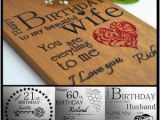 Personalised 50th Birthday Gifts for Husband Personalised Birthday Card 21 30th 40th 50th 60th Gift for