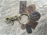 Personalised 50th Birthday Presents for Him Personalized Key Chain 50th Birthday Gift for Him or