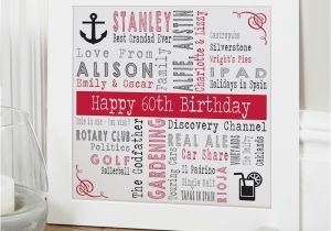 Personalised 60th Birthday Gifts for Him 60th Birthday Personalised Gift Ideas for Men Chatterbox