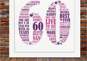 Personalised 60th Birthday Gifts for Him Personalized 60th Birthday Gift 60th Birthday 60th Birthday