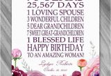 Personalised 70th Birthday Gifts for Him 70th Birthday Gift Print Personalized 70 Year Birthday