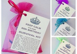 Personalised 80th Birthday Gifts for Him 60th 65th 70th 80th Birthday Present Survival Kit Fun