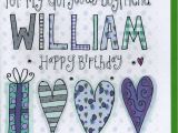 Personalised Birthday Cards for Boyfriend Personalised Boyfriend Birthday Card by Claire sowden
