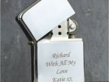 Personalised Birthday Gifts for Him Uk Engraved Lighter Chrome Find Me A Gift