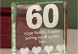 Personalised Gifts for Her 60th Birthday Personalised 60th Birthday Keepsake Engraved Glass Gift