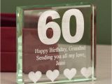 Personalised Gifts for Her 60th Birthday Personalised 60th Birthday Keepsake Engraved Glass Gift